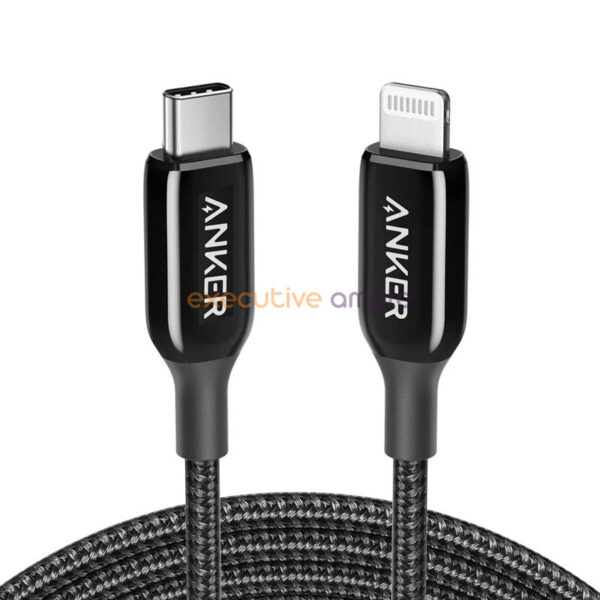 Anker PowerLine + III MFi USB C to Lightning Braided Cable 3ft 6ft