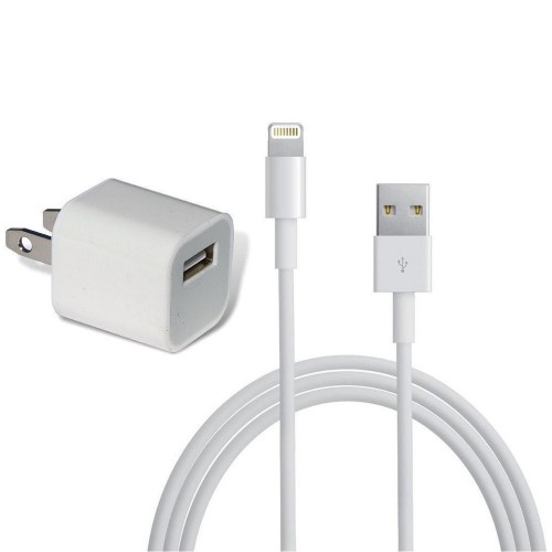 Apple 5W USB Power Adapter With Data Cable for iPhone all series