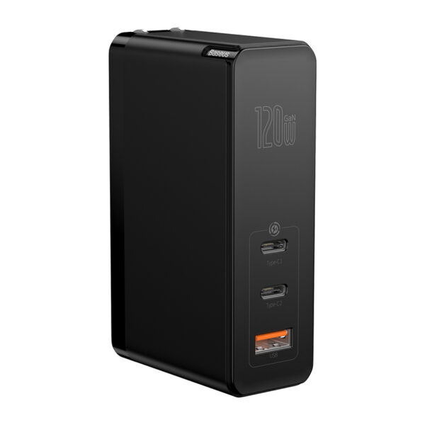 BASEUS GaN2 Pro 120W Dual Type-C + USB-A Quick Charger