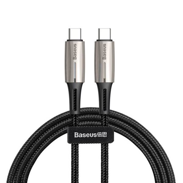 Baseus Water Drop Shaped USB Type C PD 2.0 60W Flash Charge Data Cable- 2m