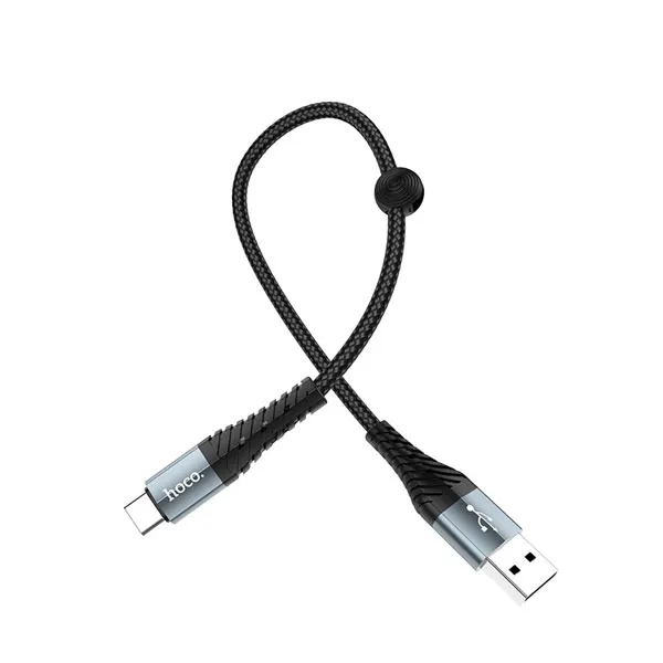 Hoco X38 USB-A to Type-C Fast Charging Data Cable -25CM