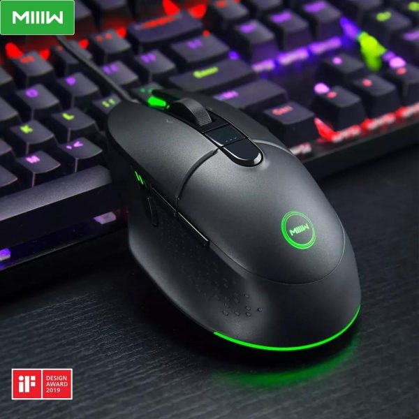 Xiaomi MIIIW 700G RGB Colorful Wired Gaming Mouse with 6 Buttons