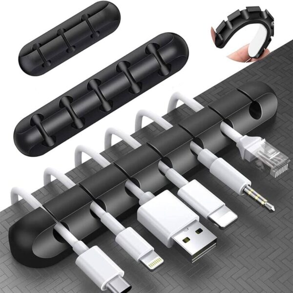 ECFPOWER Silicone Cable Organizer-3Pack