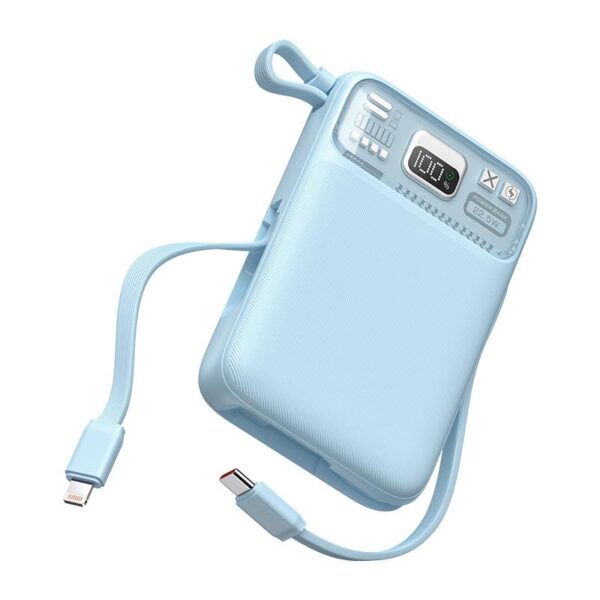 WiWU Wi-P016 10000mah Magnetic Power Bank 22.5W Fast Charging Power Bank with Cable