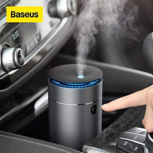 Baseus Time Aromatherapy Machine Humidifier Car Air Freshener 75ML with LED Light