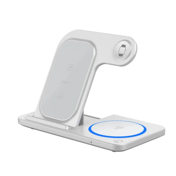 WiWU Wi-W020 Foldable 3 in 1 Wireless Charger