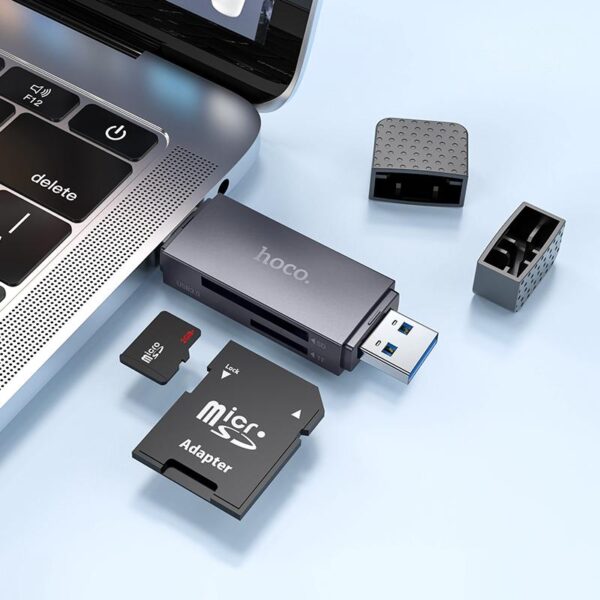 Hoco HB45 2-in-1 USB/Type-C 3.0 High-Speed Card Reader