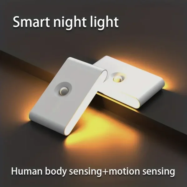 Eye Protection Human Body Motion Sensor Smart Night Light with Rechargeable 400mAh Battery