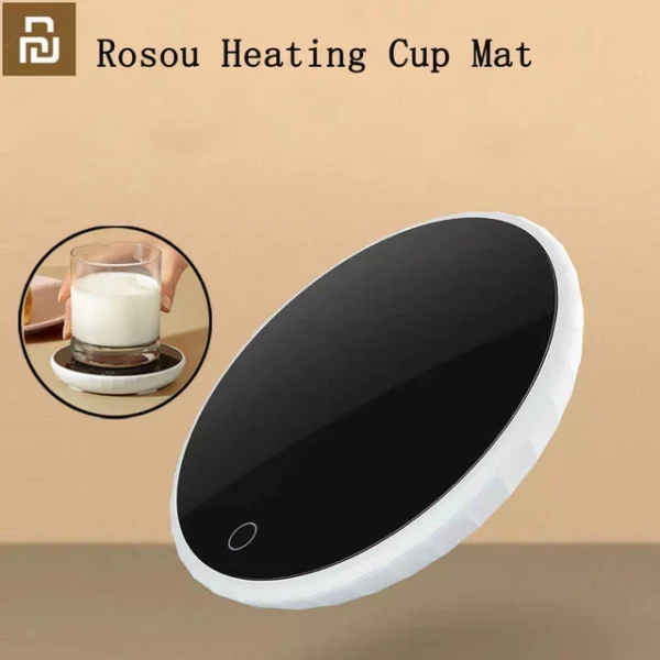 Youpin Rosou Constant Temperature Coaster 55 Degrees Constant Temperature Microgroove Induction Rapid Heating Cup