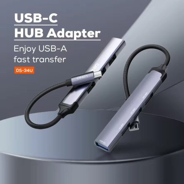 LDNIO DS-34U 4-in-1 To USB-C HUB Docking Station