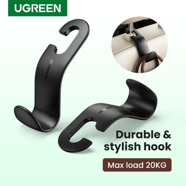 UGREEN Car Hook Headrest Holder 2 pcs (LP104)