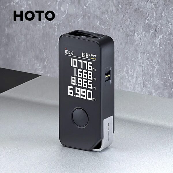 HOTO Smart Laser Measure Pro 50 Meters High Precision Digital Laser Tape Measuring Tool