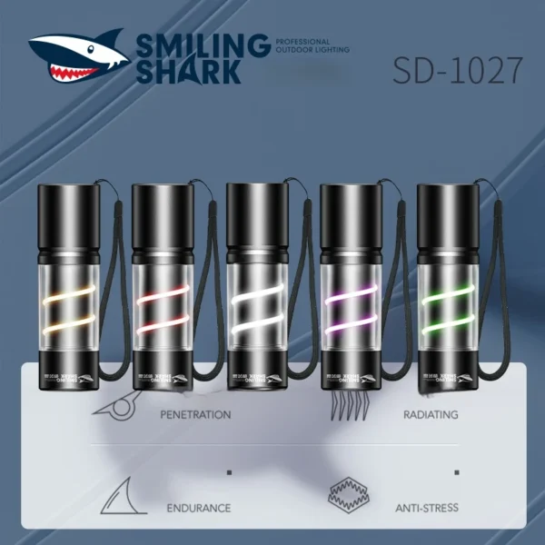 Smiling Shark SD1027 Mini Strong Flashlight