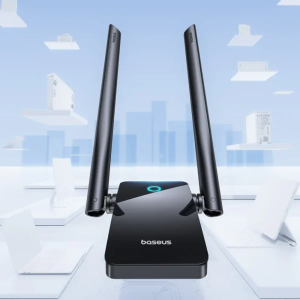Baseus FastJoy Series Gigabit Speed with Dual Band Connection WiFi Adapter