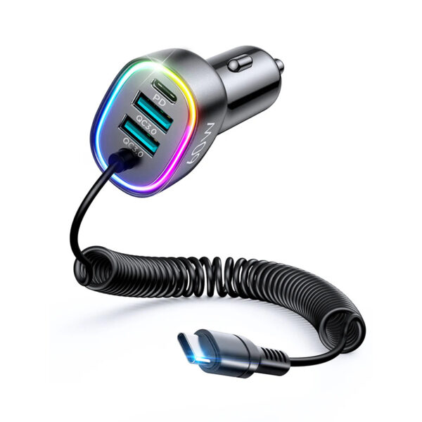 Joyroom JR-CL19 4-in-1 Wired 60W Car Charger