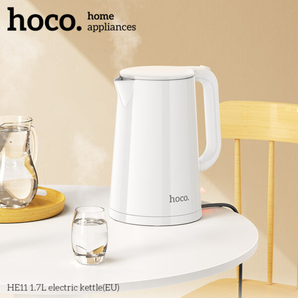 Hoco HE11 Double Layer Body Pot 1.7L Electric Kettle