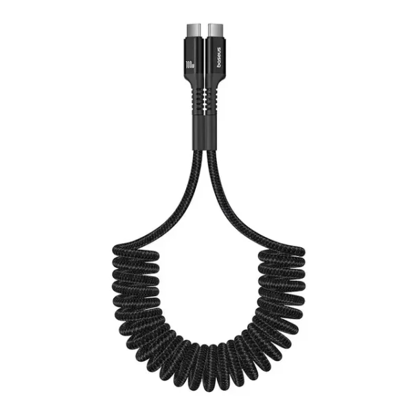 Baseus Fish Eye PD 100W USB-C to USB-C Fast Charging Date Cable (3.3ft) Coiled Design