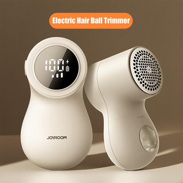JOYROOM Electric Lint Remover for Clothing Portable Hair Ball Trimmer with LED Display