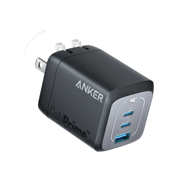 Anker Prime 67W GaN Wall Charger 1 USB + 2 USB-C Ports (A2669)