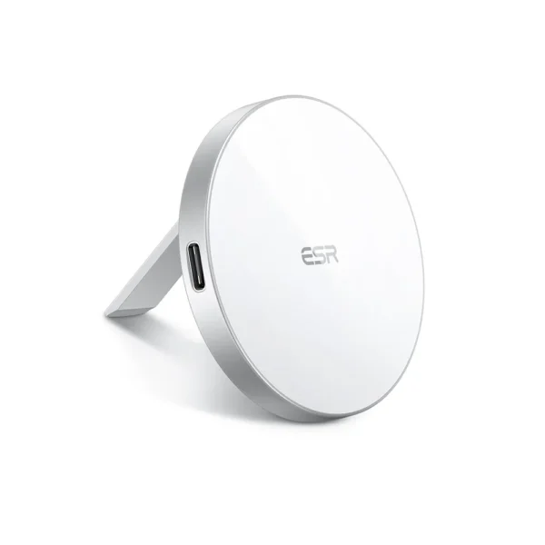 ESR HaloLock Kickstand Magesafe Wireless Charger for iPhone -White