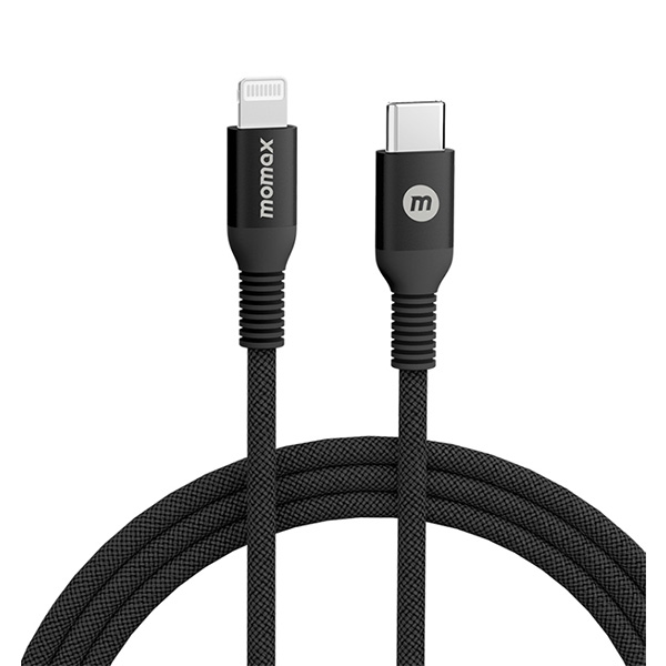 MOMAX Elite USB-C to Lightning Braided Cable 1.2 Meter