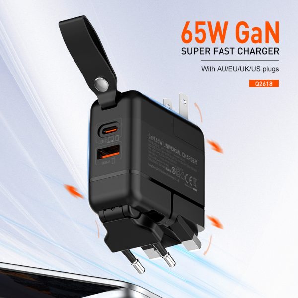 LDNIO Q2618 65W Fast Gan Universal Travel Charger