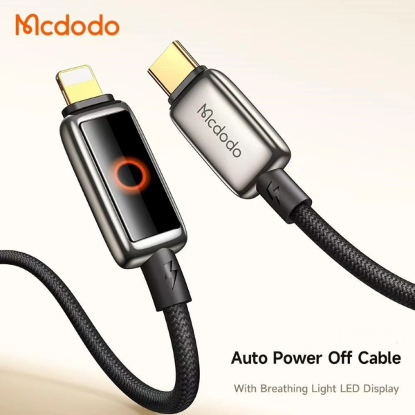 Mcdodo CA-667 36W USB-C to Lightning Auto Power Off Cable - 1.2M