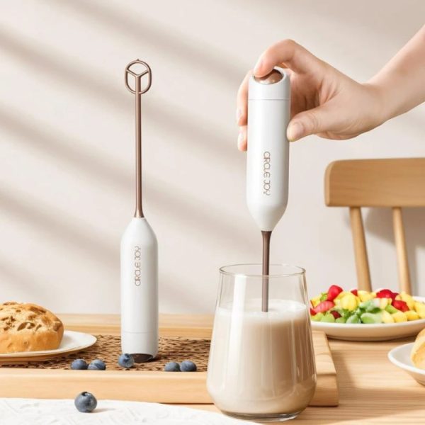 CIRCLE JOY Battery Operated Electric Milk Frother with 13000RPM