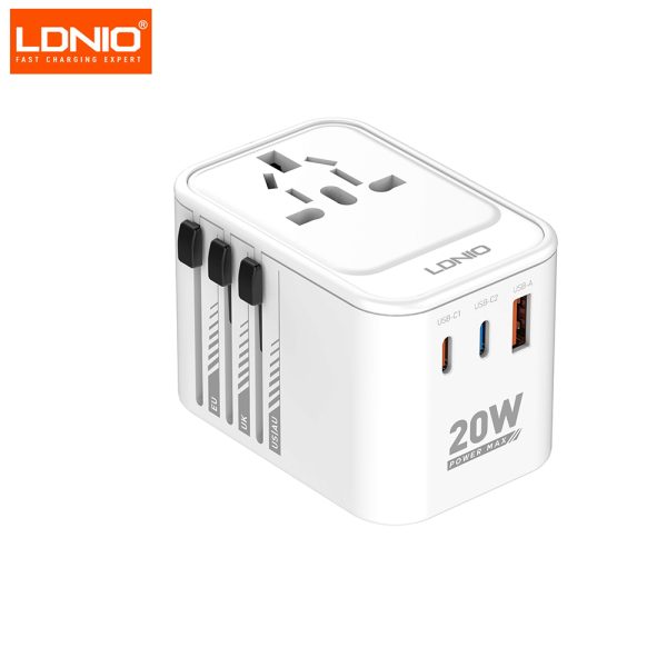 Ldnio Z9 20W GaN Universal Travel Adapter