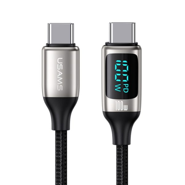 USAMS US-SJ559 Type-C to Type-C D100W Fast Charge Digital Data Cable 10ft