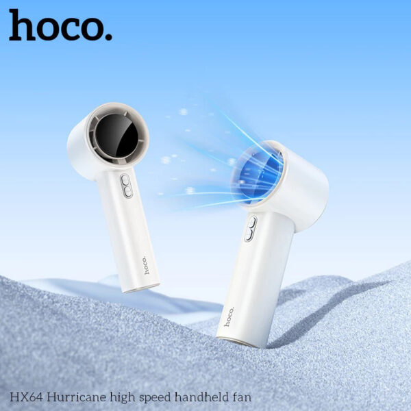Hoco Hx64 Hurricane High Speed Handheld Fan 3600mAh Battery