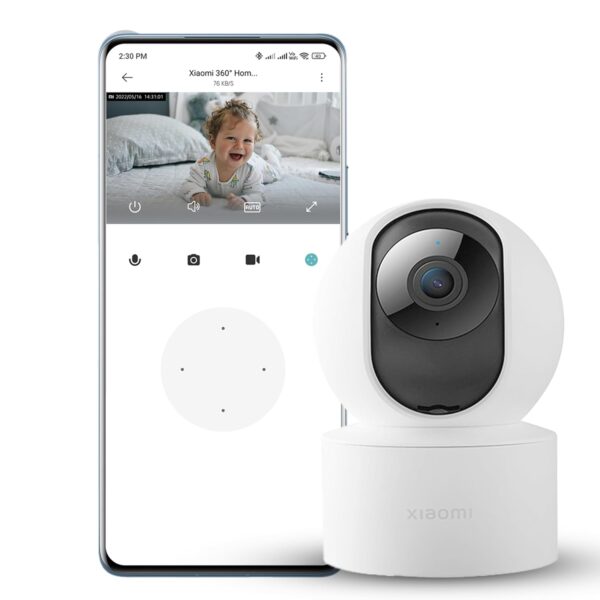 Xiaomi Mi Wireless Home Security Camera 1080p 2i | Full HD Picture | 360 View | AI Powered Motion Detection | Enhanced Night Vision| Talk Back Feature