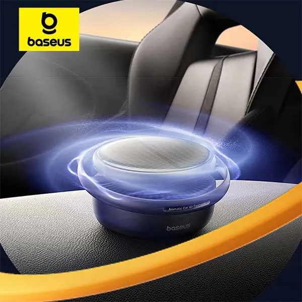 Baseus Car Air Freshener Solar Power Automatic Rotating Diffusion Perfume