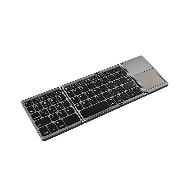 COTECi OF-033 63 Key Tri+Fold Ultra-Thin Wireless Keyboard with Touchpad