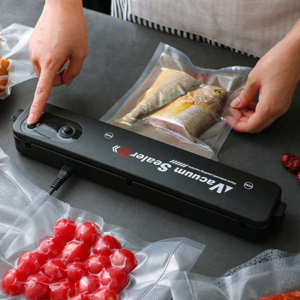 Food Vacuum Sealer Packaging Machine with Free 10pcs Vacuum Bags For Household Kitchen Food Vacuum Sealing