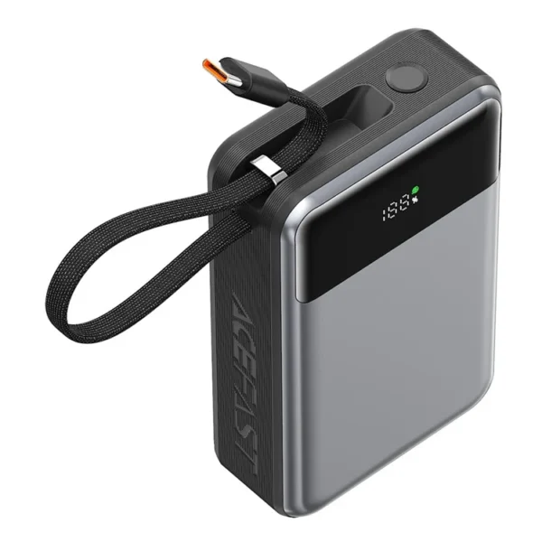 ACEFAST M21-20000mAh Power Bank PD 65W Phone Charger with Built-In Type-C Cable